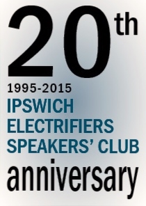 Ipswich Electrifiers 20th anniversary logo